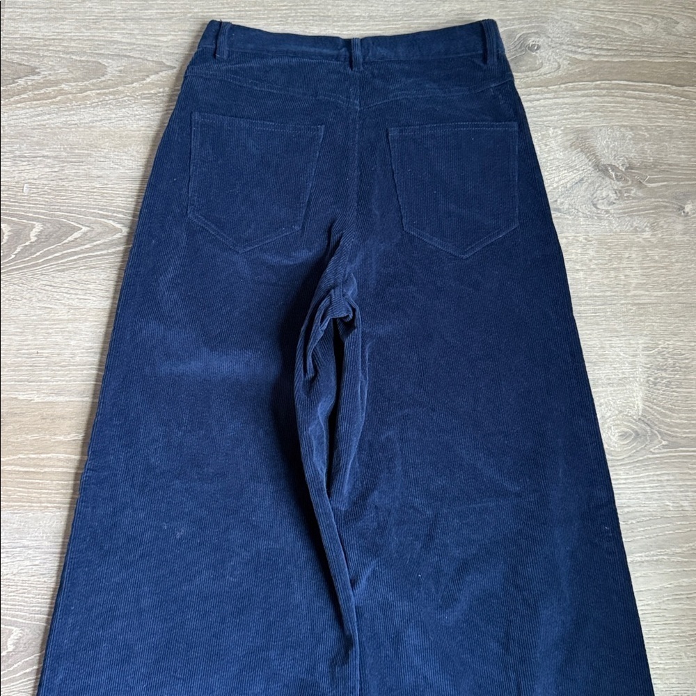 Sea New York Blue Carine Corduroy Wide Leg Jeans 6 - Picture 13 of 13